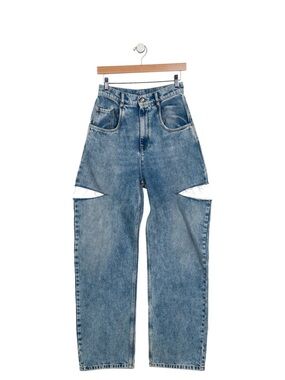 Maison Martin Margiela Light Blue Distressed Boyfriend Jeans
